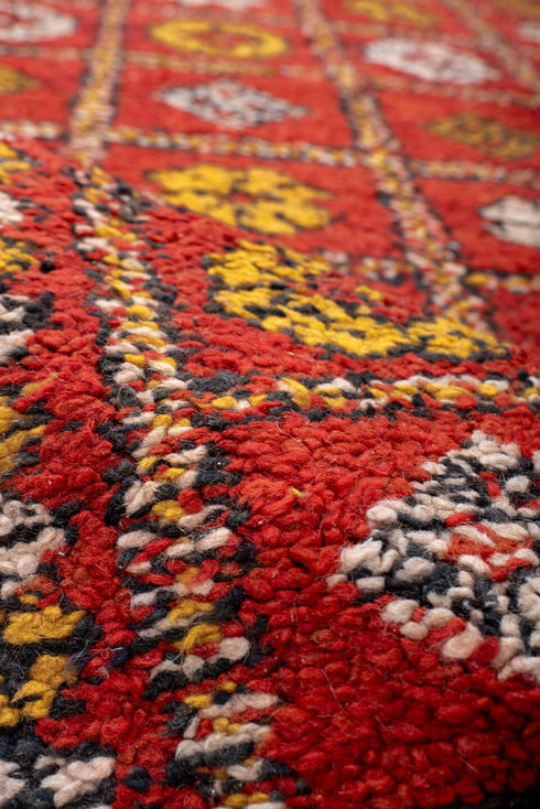 Antique Moroccan Runner Rug (3' x 16')